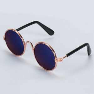 8CM / gold frame blue mercury
