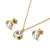 Wholesale PVD Coated 18K Gold Plated Titanium Steel Waterproof Non Tarnish