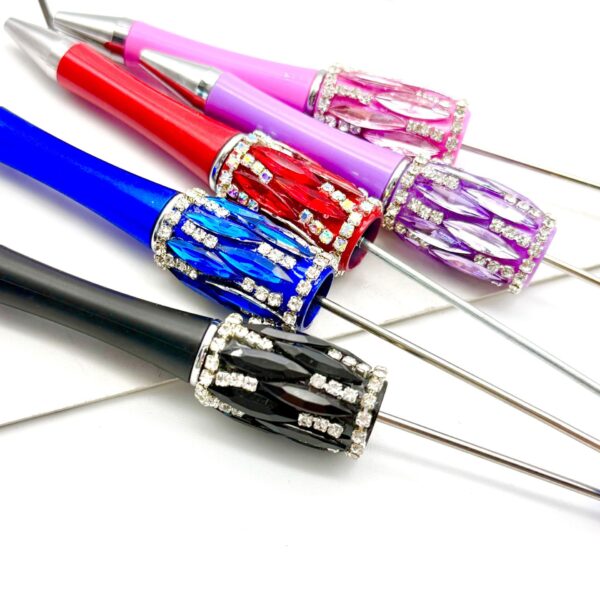 Wholesale New diy heavy industry beaded pen handmade patch beaded ball point pen cross-border explosions blind box cute pen