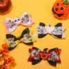 Wholesale Halloween pumpkin ghost bat skull candy needle bow children's hair clip