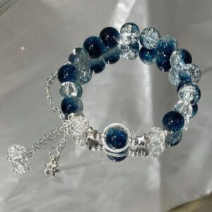 Blue galaxy star [1 piece] bracelet