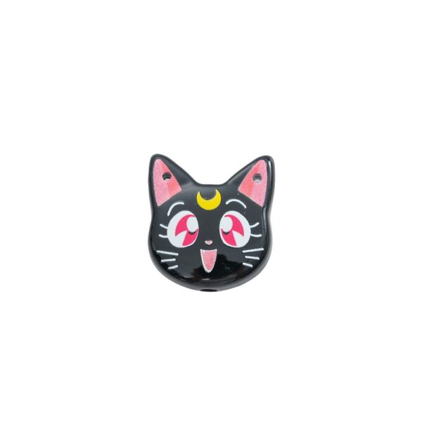 Wholesale 10pcs Cat Acrylic Beads with Beads OLY Exclusive