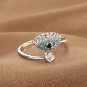 Q-J073 White Gold Color / Adjustable Opening