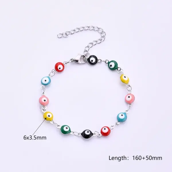 Wholesale Ethnic Style Classic Style Artistic Eye 304 Stainless Steel Bracelets In Bulk