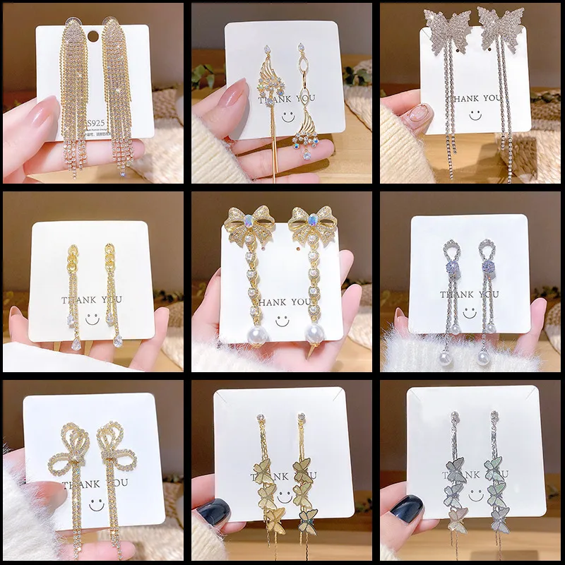 Wholesale Simple Style Round Copper Inlay Zircon Earrings 1 Pair