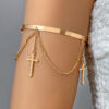 Wholesale Elegant Butterfly Tassel Open Arm Chain Chain Bracelet