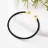 Wholesale Nylon Copper 18K Gold Plated Handmade Plating Multicolor Simple Solid Color Adjustable Bracelet