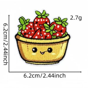Strawberry cloth patch 9#