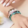 Retro Irregular Natural Stone Rope Bracelets In Bulk