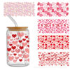 Wholesale Dog Love Valentine's Day 16oz Cup UV DTF Wraps