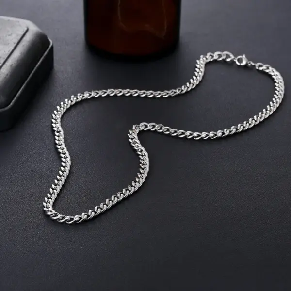 Wholesale Geometric 201 Stainless Steel Simple Style Necklace
