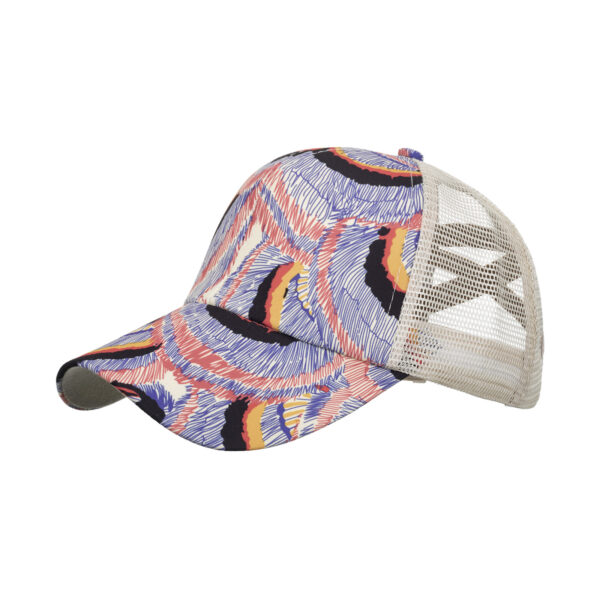 Wholesale Cross-border hat colorful line printing cross baseball cap cap cap casual sunscreen sunshade hat B1150