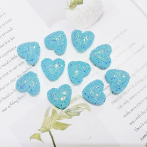 C21 gold transparent blue-Jg114 / 22X25MM straight hole (about 4 g/piece)