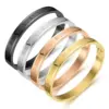 Wholesale Geometric Stainless Steel No Inlaid Stainless Steel Bracelets In Bulk
