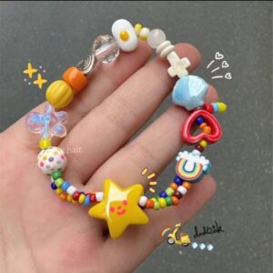 Dopamine colorful star bracelet
