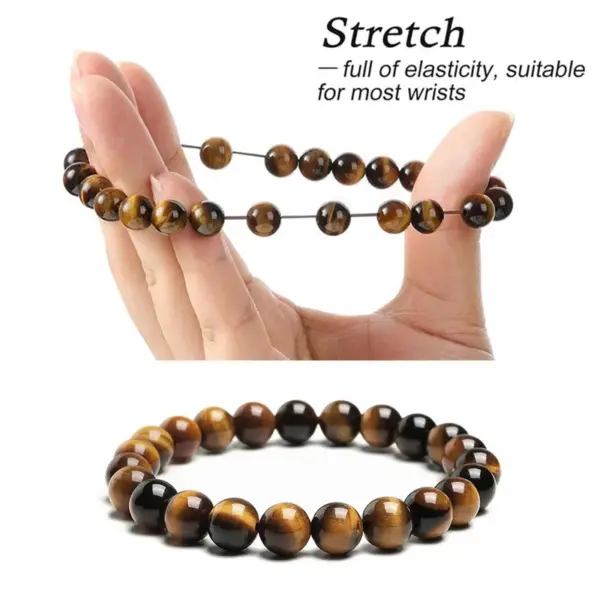 Simple Style Classic Style Round Natural Stone Bracelets In Bulk