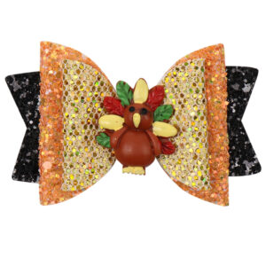 Thanksgiving Hairpin Multilayer Glitt