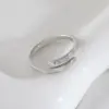 Wholesale Jewelry Simple Style Classic Style Letter 304 Stainless Steel Open Rings