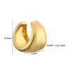 1 Pair Casual Elegant Vintage Style C Shape Plating Copper 18k Gold Plated Ear Cuffs
