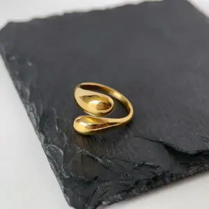 Sd156 Gold Dome Cross Ring / No. 8