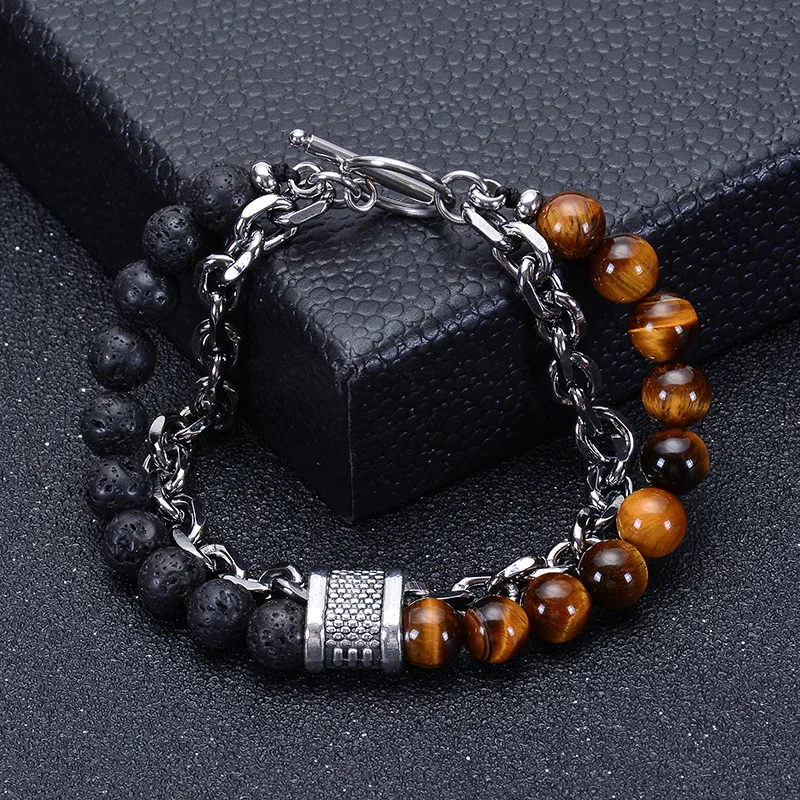 Wholesale Fashion Geometric Natural Stone Handmade Bracelets 1 Piece