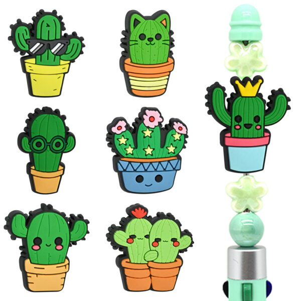 Wholesale Cartoon cactus plant beads