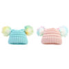 Wholesale Children's Hats, Colorful Double Fur Balls,Autumn and Winter Warm Woolen Hats f