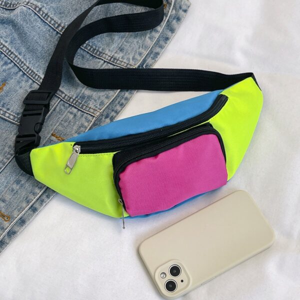 Wholesale Waist Bag Oxford Cloth Men's Chest Bag Storage Waist Bag Outdoor Crossbody Bag Sports Bag Multi-Function Bag Printed Logo