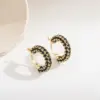 Wholesale 1 Pair Classic Style Circle Plating Inlay Copper Zircon Gold Plated Earrings