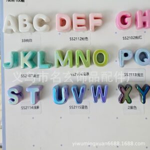 Solid color remarks single color (letters randomly mixed) / 20*20mm