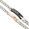 Fashion 201 Stainless Steel Gold Plated Artificial Gemstones Stainless Steel Bracelets In Bulk