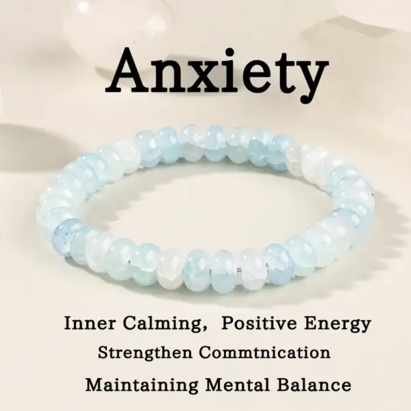 Wholesale Popular Glass Bracelet Wholesale Bracelet Original Design Women's Wholesale Bracelet Aquamarine