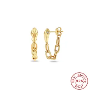 Gold #8 / 925 Silver