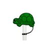 Wholesale Cross-Border Cartoon Turtle Dust-Proof Straw Cap DIY Creative Food-Grade Silicone Straw Decorative Cover Straw Plug Dust-Proof