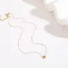 Wholesale PVD Coated Letter 304 Stainless Steel Casual Classic Style Streetwear Waterproof Non Tarnish 304 Stainless Steel Pendant Necklace