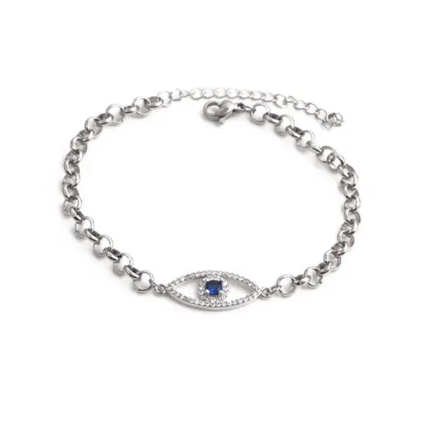 Wholesale Copper Fashion Devil'S Eye Bracelets