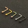 Fashion Geometric Metal Nose Studs 1 Piece Nose Pin