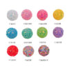 oly-293cab72476ec8a78fd74a2074322f68 Wholesale Ya Leduo 20MM Sequin Ball Acrylic Beads Straight Hole Sequin Head Rope Keychain Decorative Aessories Handmade Jewelry Beads