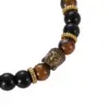 Retro Ethnic Style Buddha Alloy Tiger Eye Bracelets In Bulk