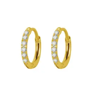 2.0 * 10mm Gold (a Pair)