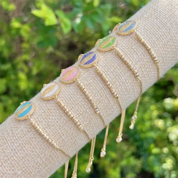 Wholesale Copper 18K Gold Plated Plating Human Virgin Mary Zircon Bracelets