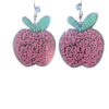 oly-298de875974df40249c35398e92d7984 Wholesale Cross-border New School Season Graduation Season Acrylic Earrings Apple English Letter Sweet Holiday Gift Earrings