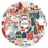 Wholesale 50 new Christmas graffiti stickers decoration stickers