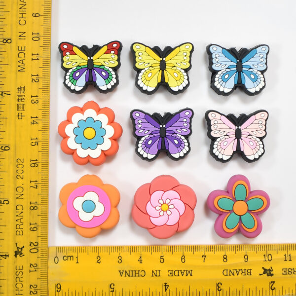 oly-29bbf365ebf81571b34ce6e1b2d38775 Wholesale Butterfly Flower Pen Decoration with Detachable Beads