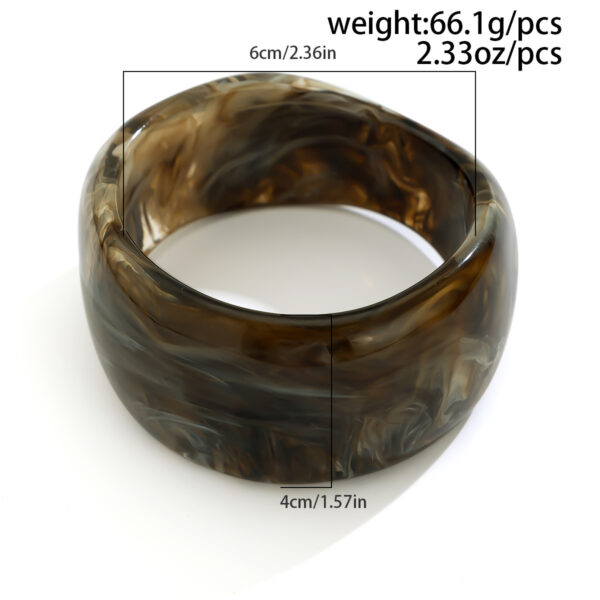 oly-29c1e96cf9e26ba9e4786fe68a0aa7b6 Wholesale Gradient irregular translucent acrylic bracelet
