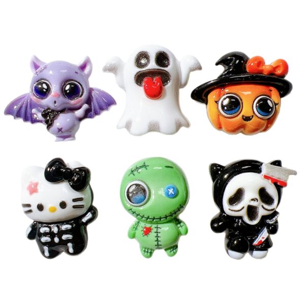 Wholesale resin diy accessories handmade material shoes flower halloween ghost