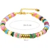 Wholesale Vacation Round Stone Hematite Waterproof Non Tarnish Beaded Women's Bracelets