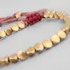 Ethnic Style Solid Color Copper Bracelets Beaded Copper Bracelets 1 Piece