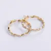Simple Style Doll Plating Diamond Stainless Steel Rhinestones 18K Gold Plated Earrings