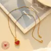 Wholesale Jewelry Fashion Geometric 304 Stainless Steel 18K Gold Plated Plating Necklace